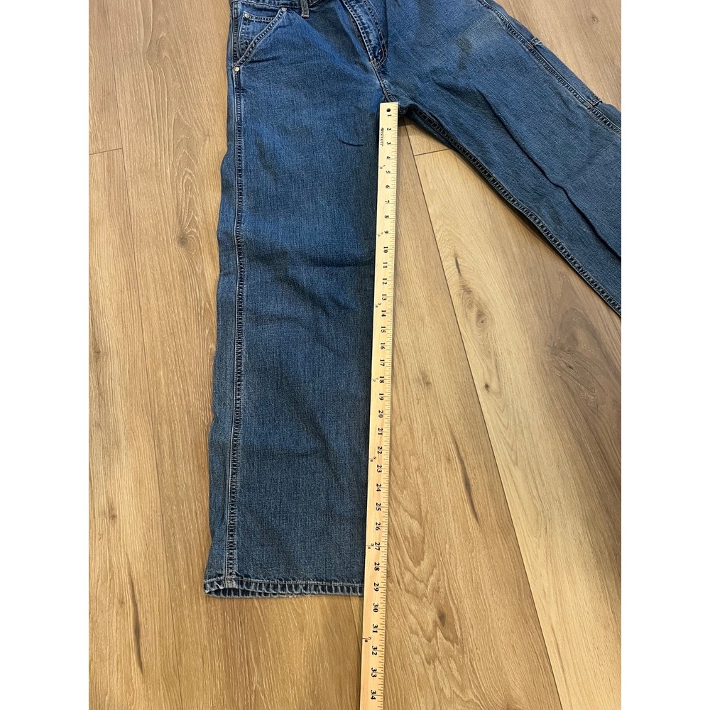 Levi's Cinchback Carpenter Jeans Men's 30x30 Blue Denim Baggy Utility Y2K - Picture 3 of 11